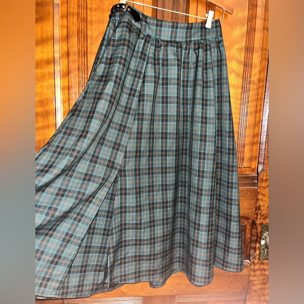 Disturbia Nightingale Buckled Check Midi Skirt - Picture 15 of 15